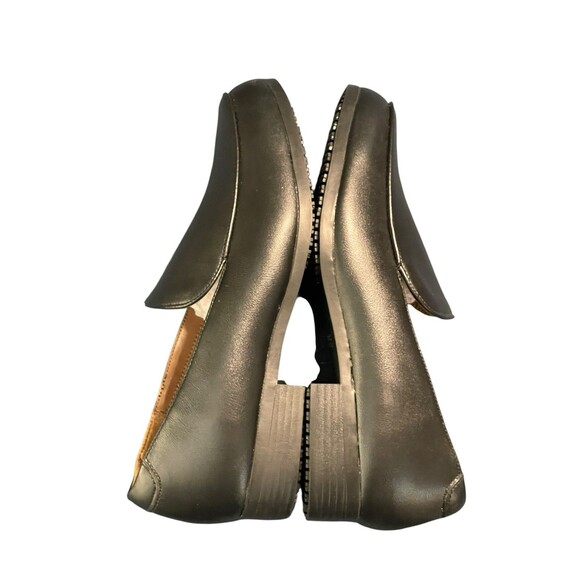 Women’s Shoes For Crews Riley Slip On Leather Dress Shoe Non Slip Size 10 Wide - Picture 11 of 12
